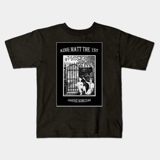 King Matt the First Kids T-Shirt by Daphna Rosin